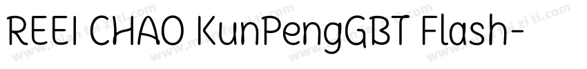 REEI CHAO KunPengGBT Flash字体转换